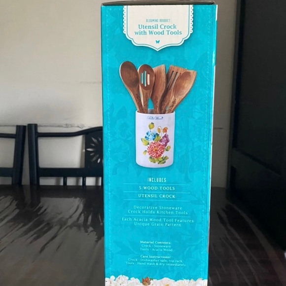 The Pioneer Woman Utensil holder and tools set , New - Picture 5 of 7